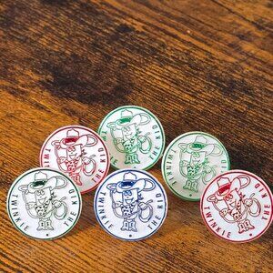 Vintage Twinkie the Kid Premium Plastic Toy Rings Set of 6 1970s Canada Ephemera